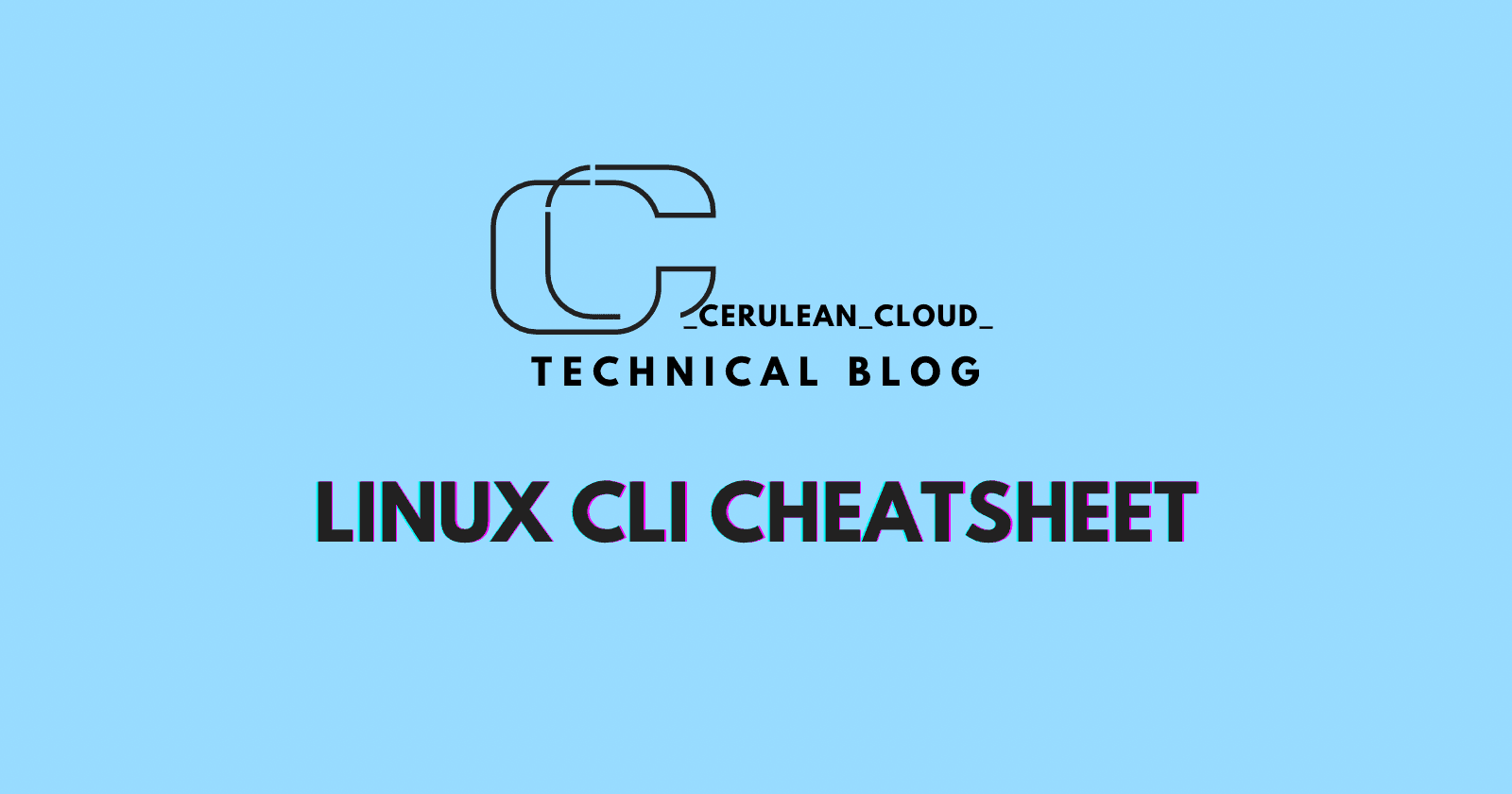 Linux Command Line Interface Cheatsheet